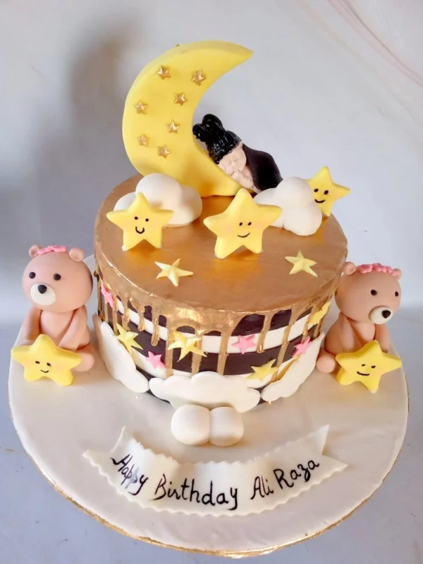 Moon Child Sleeping Cake