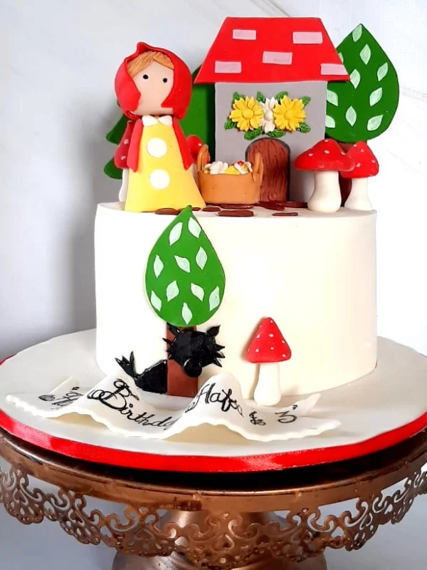 Red Riding Hood Themed Cake