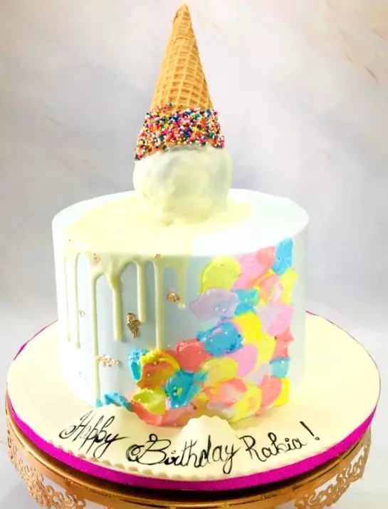 Cone Drip Cake