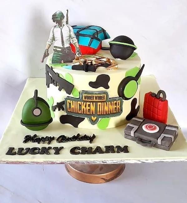 PUBG Battlefield Cake