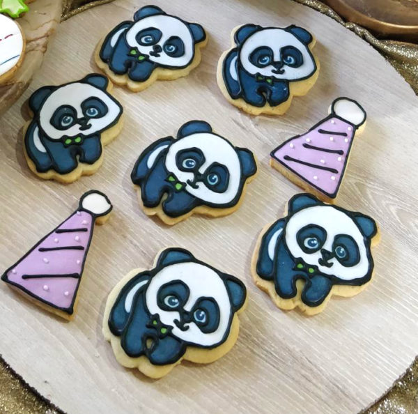 Cute Panda Cookies (Min. Qty: 6)