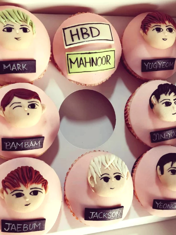Real GOT7 Cupcakes (Min. Qty: 6)