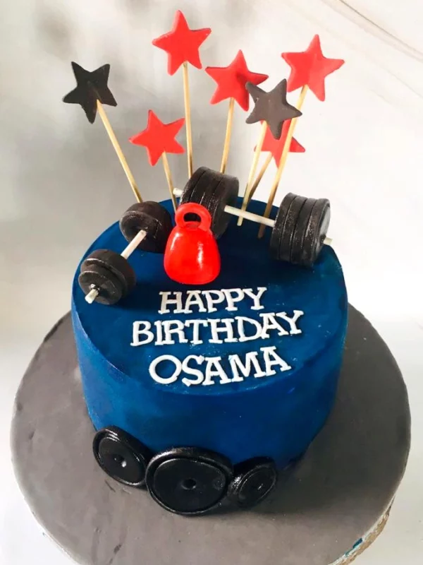 Gym Themed Cake