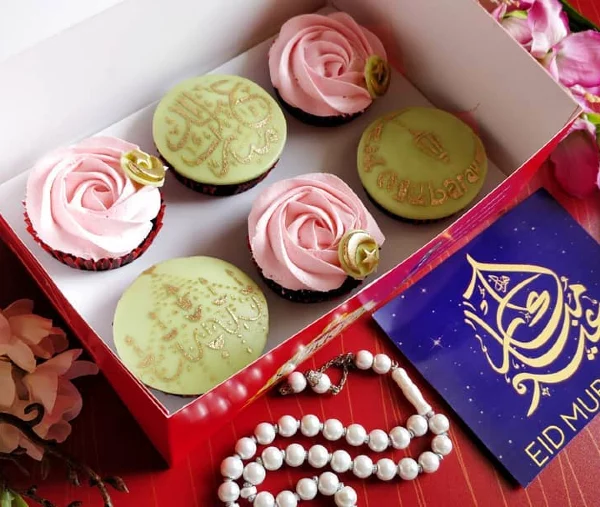 Eid Mubarak Cupcakes (Min. Qty: 6)