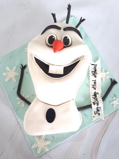 Frozen Olaf Themed Cake