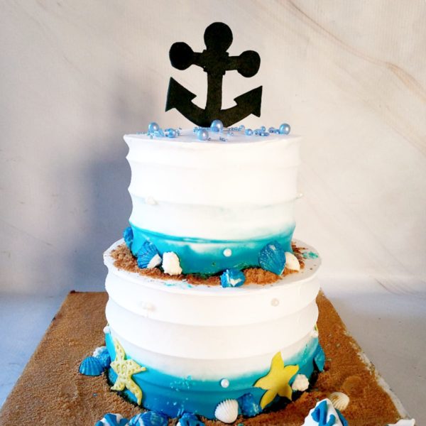 Sea Shell Themed Cake