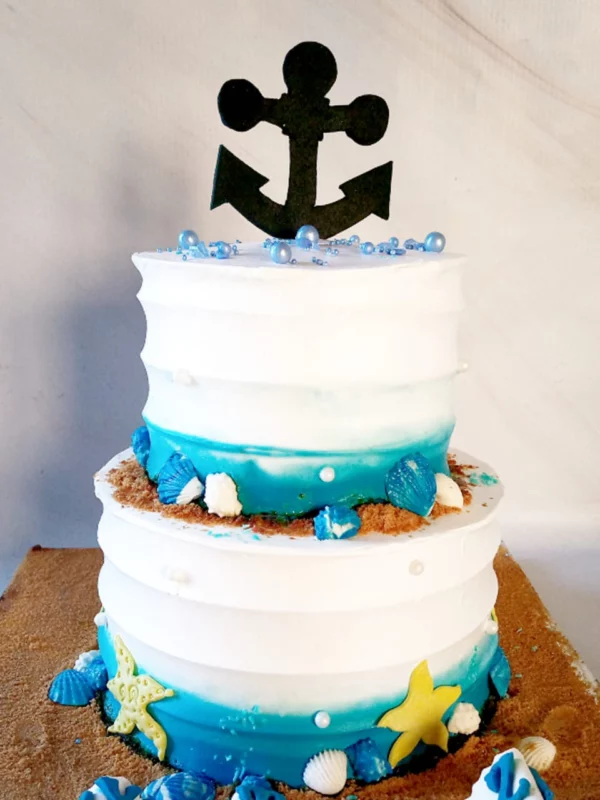 Sea Shell Themed Cake