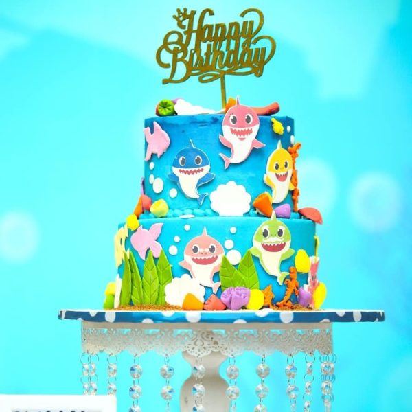 Baby Shark Themed Cake