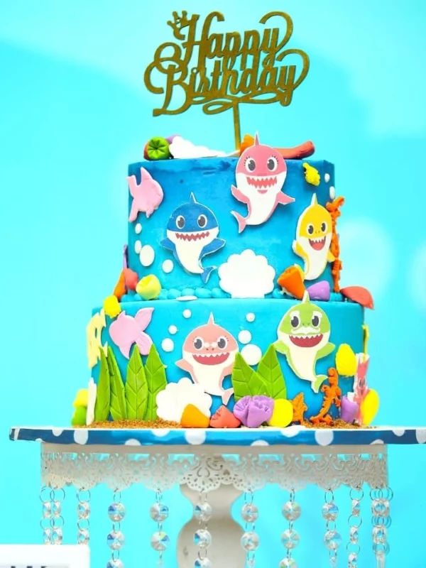Baby Shark Themed Cake