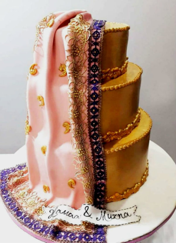 The Grand Dupatta Cake