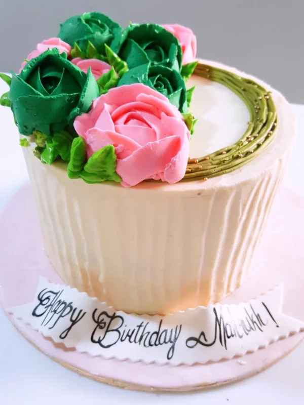 Springtime Floral Cake
