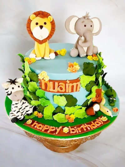 Jungle King Themed Cake