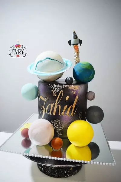 Galaxy on a Cake
