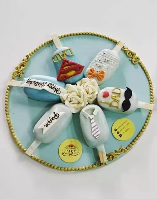 Super Dad Cakesicles Platter (Min. Qty: 6)