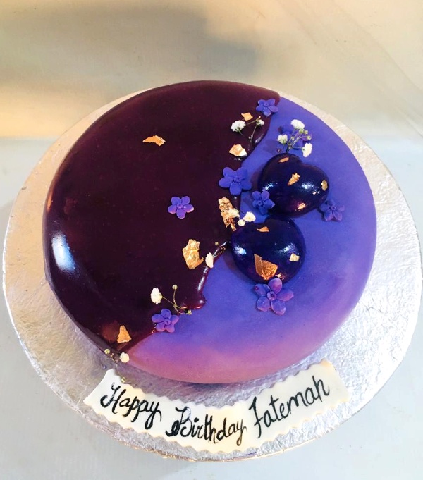 Purple Glaze Cake