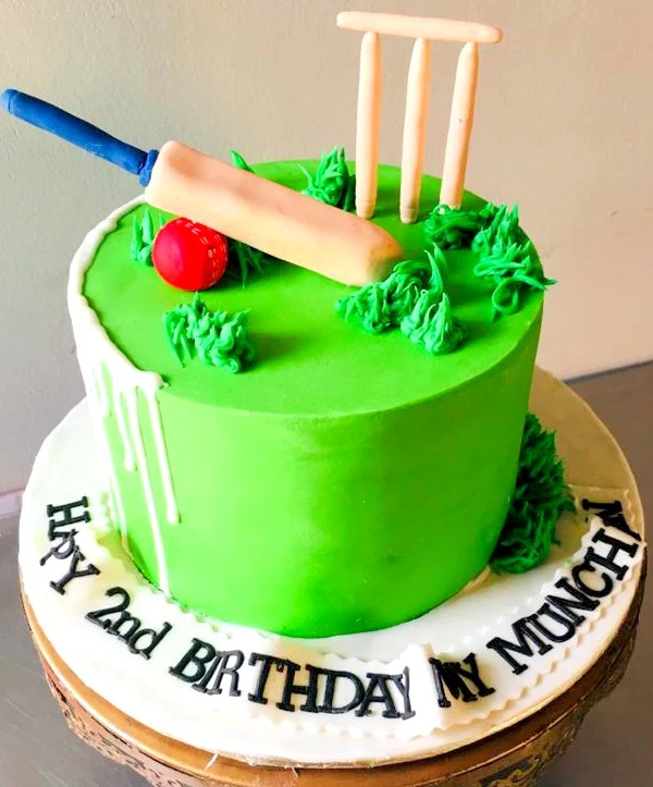 Cricket Themed Cake
