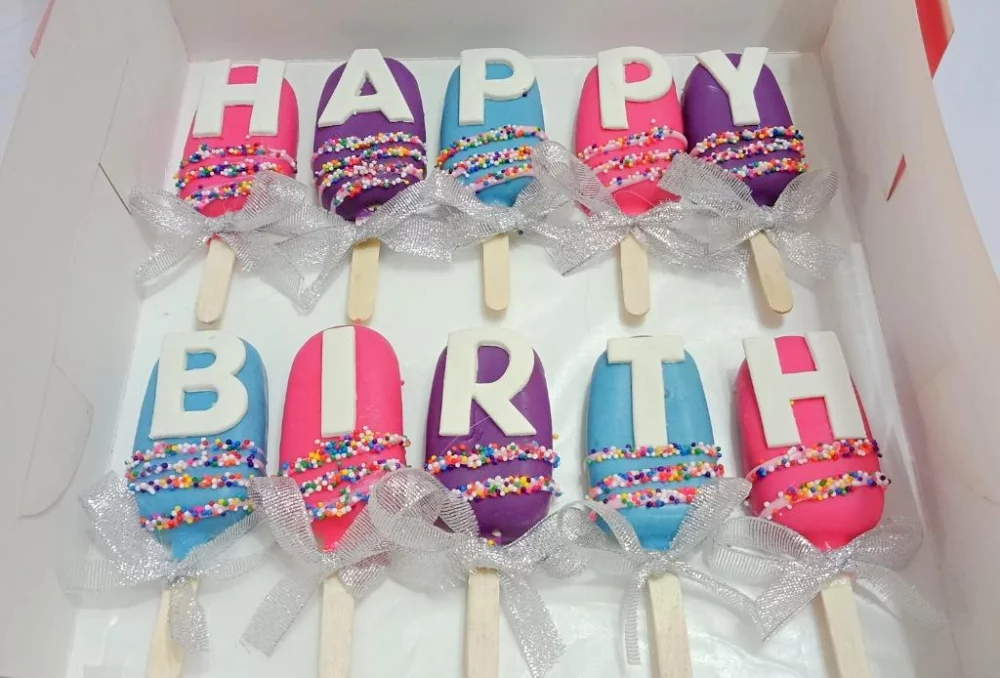 Happy Birthday Cakesicles (Min. Qty: 6)