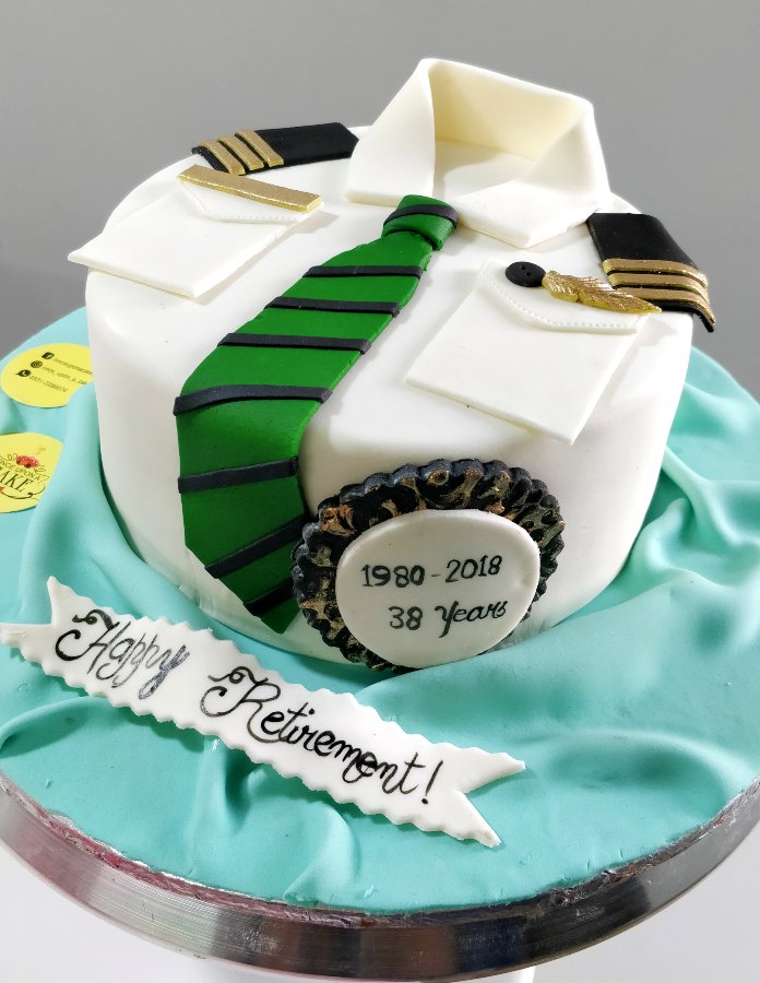 Retirement Day Cakes | Retirement Cake Ideas Images - Kingdom of Cakes