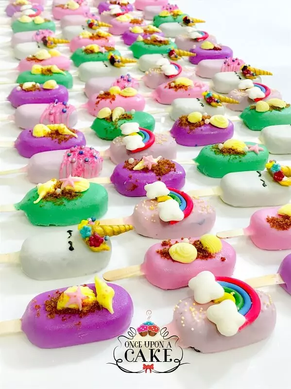 Unicorn & Rainbow Cakesicles (Min. Qty: 6)