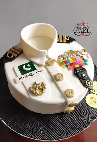 NAVY KUDOS CAKE