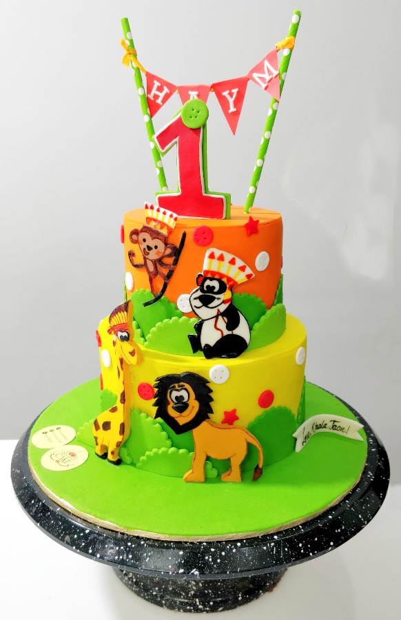 Jungle Party Cake