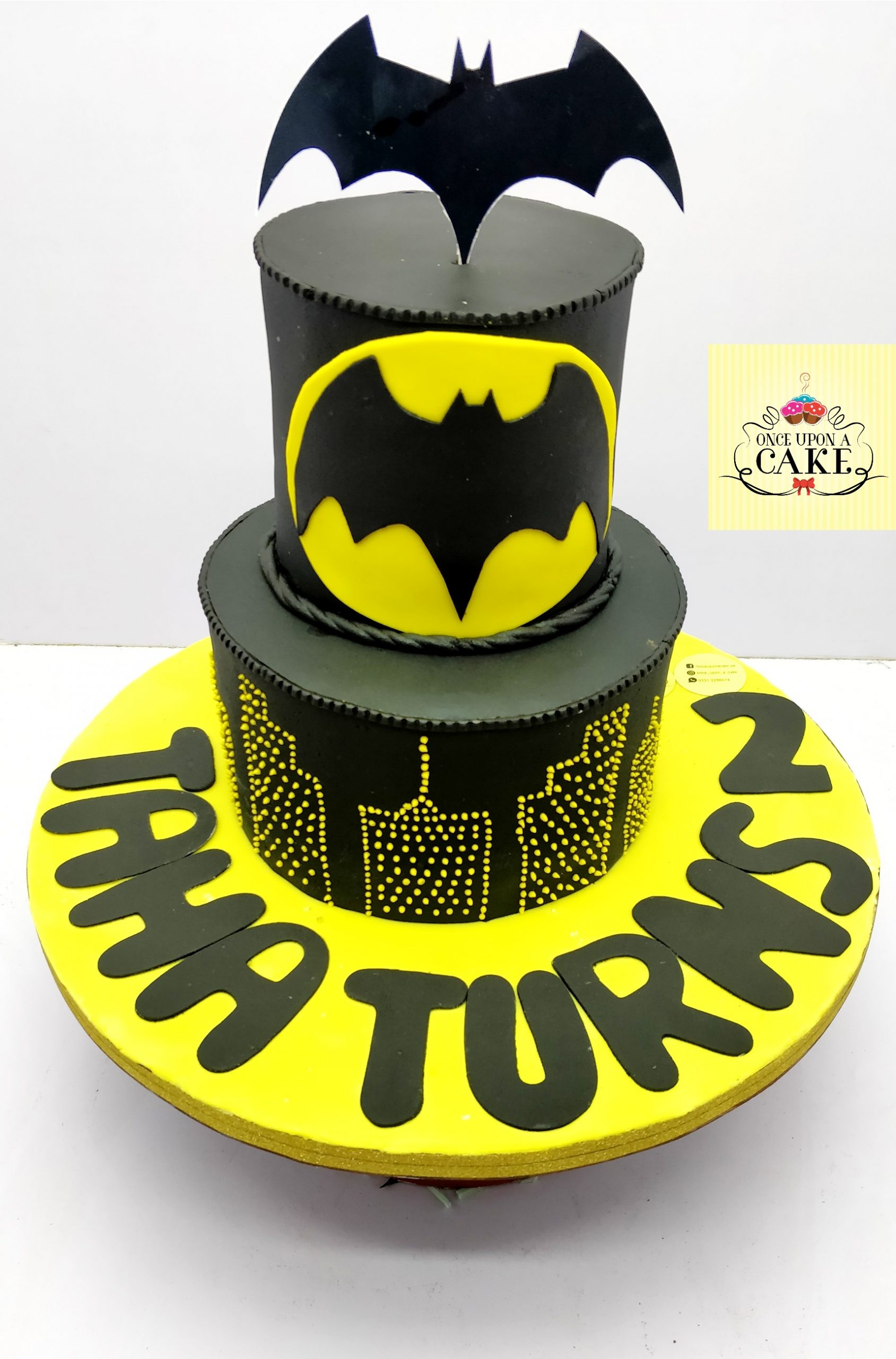Fancy Batman Cake- Order Online Fancy Batman Cake @ Flavoursguru