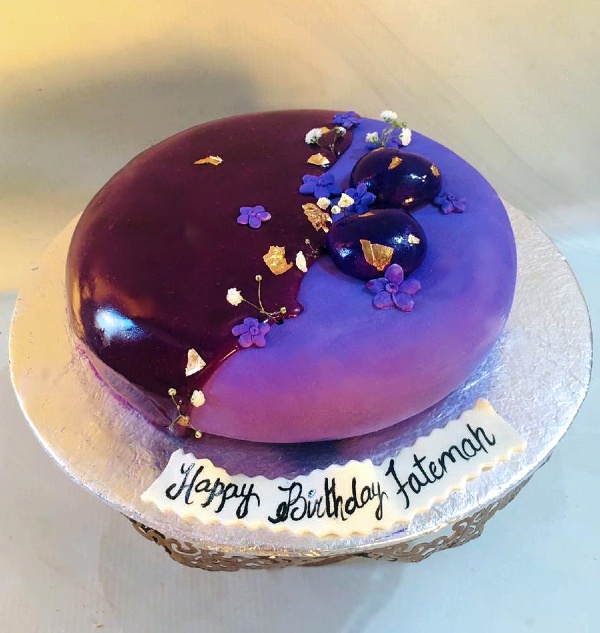 Purple Glaze Cake
