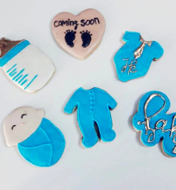Baby Boy Cookies (Min. Qty: 6)