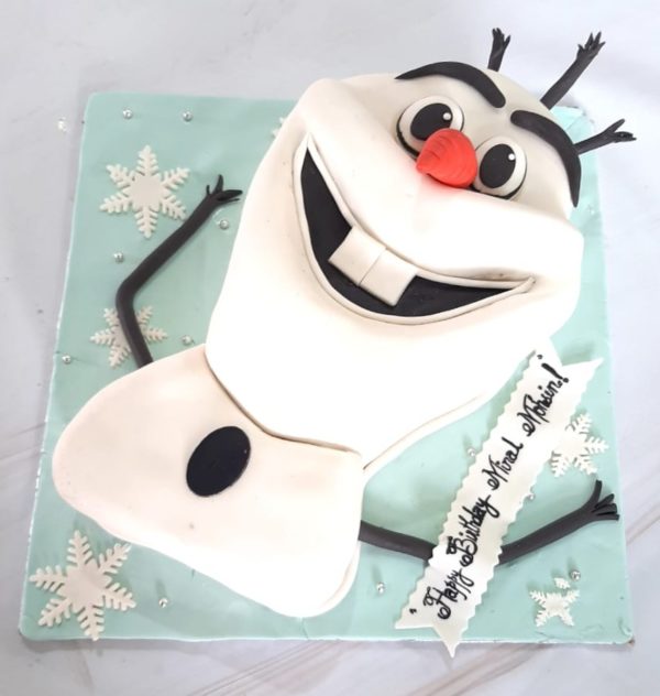 Frozen Olaf Themed Cake