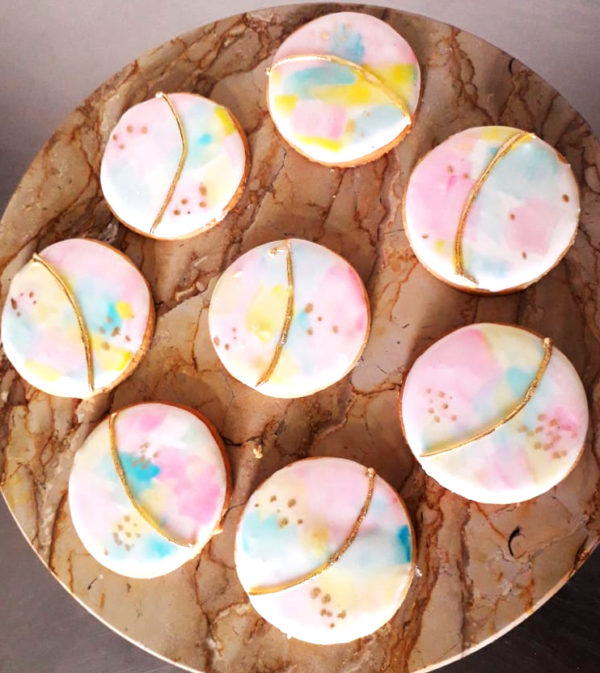 Rainbow Marbled Cookies (Min. Qty: 6)