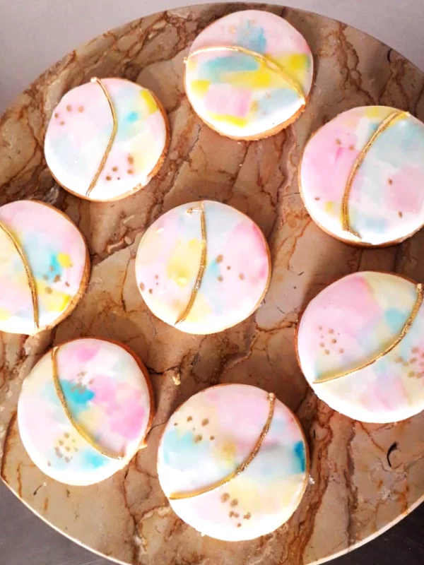 Rainbow Marbled Cookies (Min. Qty: 6)