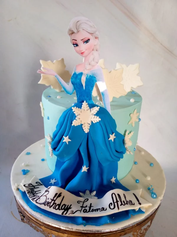 Frozen Elsa Themed Cake
