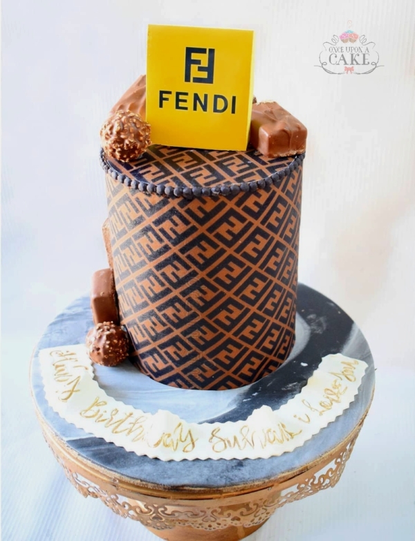 Fendi Birthday Cake