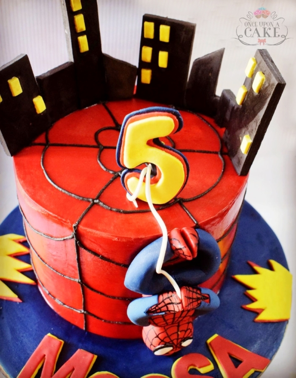Spiderman Funky Cake