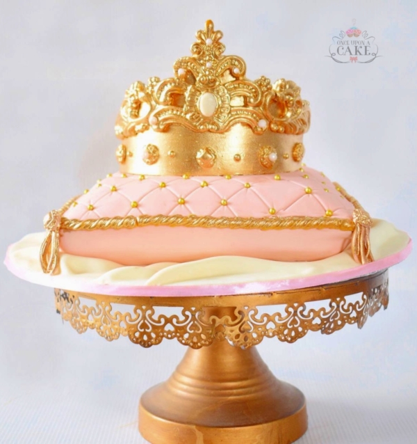 Crown And Pillow Cake