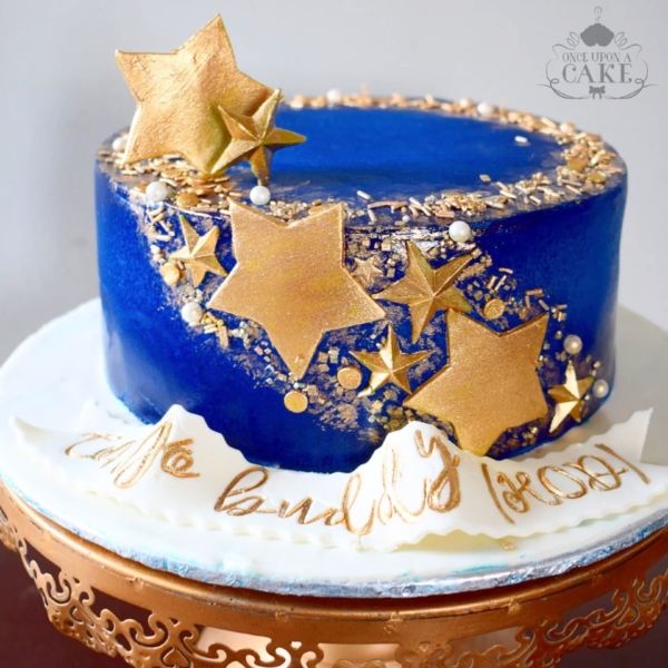 BlueGold Starlight cake