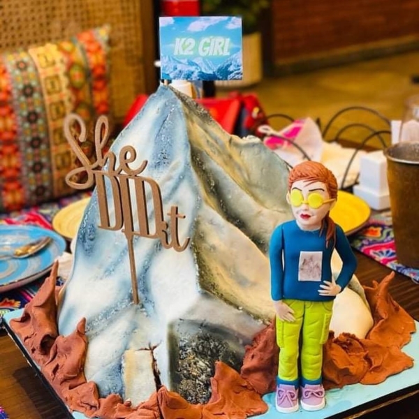 Mountain K2 Girl Cake