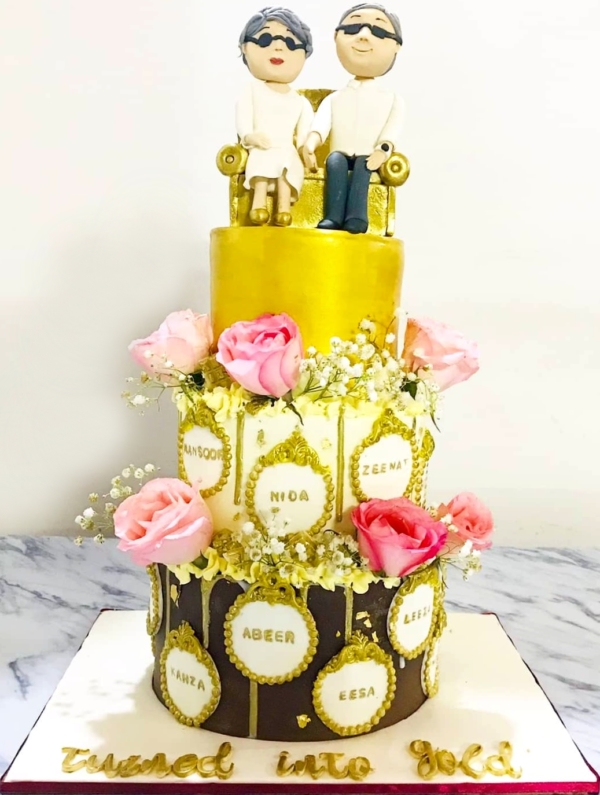 Golden Jubilee Cake
