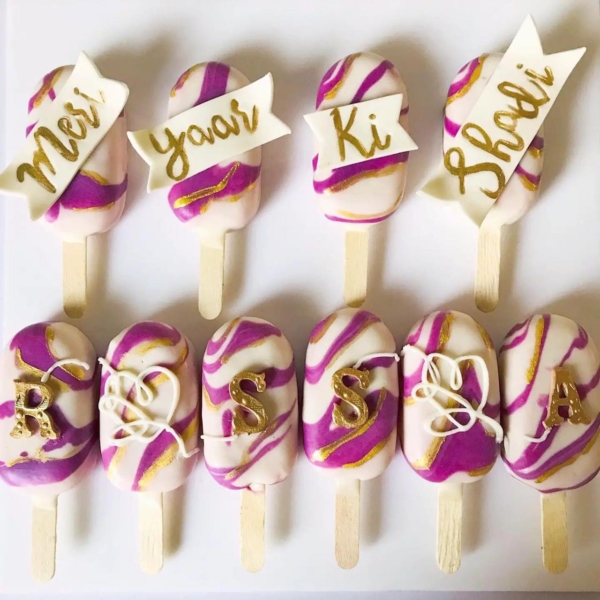 Marble Cakesicles