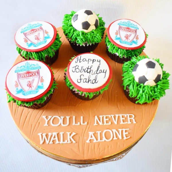 Liverpool FC Cupcakes Platter